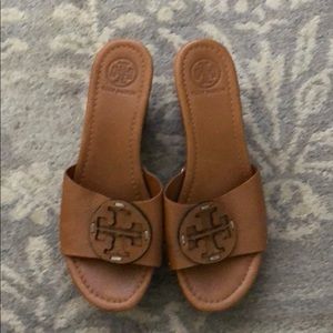 Tory Burch leather wedge